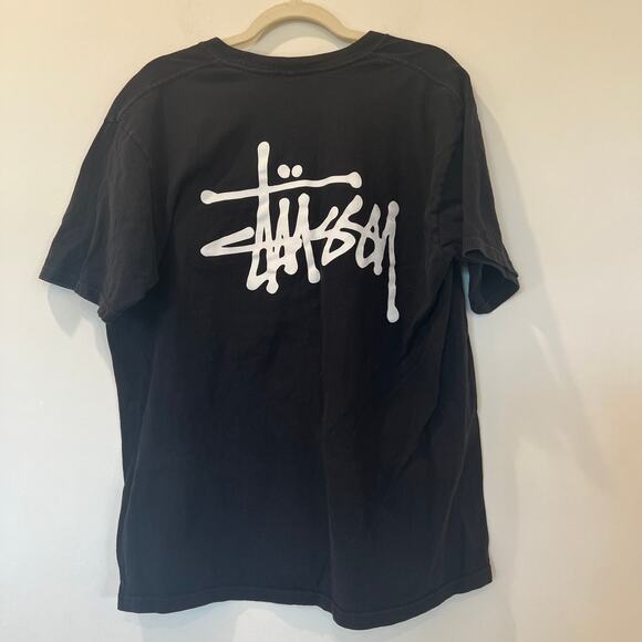Stussy Other - Vtg Stussy logo tee black large made in Mexico 100% cotton